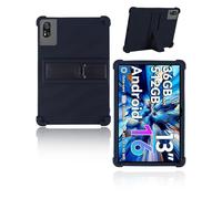 Case for Blackview MEGA 8 Tablet 13 inch 2025 Newest, yystao Kids Skin-Friendly Soft Silicone Protective Cover compatible with Blackview MEGA 8, Adjustable Stand (Black)