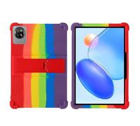 Case for Blackview Tab 20 WiFi 10.1 inch Tablet - Kids Friendly Shockproof Silicone Soft Shock Proof Protective Cover with PC Adjustable Stand (Rainbow)
