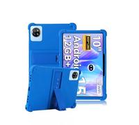 Case for Blackview Tab 20WIFI 10 Inch Tablet,daunke Soft Silicone Cover,with Folding Stand,Lightweight Shockproof,Anti-Scratch,All-Around Protection,Blue