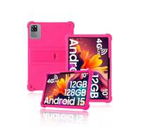 Case for Blackview Tab 60 Pro 10.1 Inch 2025 Latest, yystao Kids Soft Silicone Tablet Case Compatible with Blackview Tablet 10 Inch, Adjustable Stand (Pink)