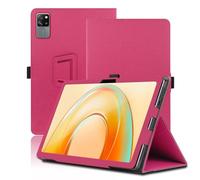 Case for Blackview Tab 60 Pro 10.1 inch, Blackview Tab 60 Pro Tablet Case, Folding Stand Protective Cover with Pencil Holder and Wrist Strap, Full Protection. (Red)