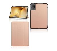Case for Blackview tab ZENO10 Tablets 11 Inch, yystao Slim Stand Tri-Fold Hard Protective Case Cover Compatible with Blackview ZENO 10, Shockproof & Dustproof, Rose-Gold
