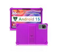Case for Blackview Tab60Pro 10 Inch Tablet,Soft Silicone Cover,with Folding Stand,Lightweight Shockproof,Anti-Scratch,All-Around Protection,Purple