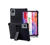 Case for Blackview Tab60pro 10 Inch Tablet,Soft Silicone Cover,with Folding Stand,Lightweight Shockproof,Anti-Scratch,All-Around Protection,Black