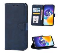 Case for Blackview WAVE 8/ Wave 8C/OSCAL Flat 2/OSCAL FLAT 2C,Magnet Closure，Kickstand，Card Slots PU Leather Folio Mobile Phone Case with Leather Wallet Book Flip Folio Stand View Cover,Blue