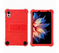 Case for Blackview Zeno 1 8.0 inch Tablet - Kids Friendly Shockproof Silicone Soft Shock Proof Protective Cover with PC Adjustable Stand (Red)