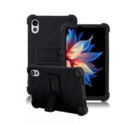 Case for Blackview ZENO 1 8 Inch Tablet,daunke Soft Silicone Cover,with Folding Stand,Anti-Scratch,Lightweight Shockproof,All-Around Protection,Black