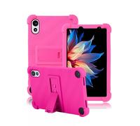 Case for Blackview ZENO 1 8 Inch Tablet,daunke Soft Silicone Cover,with Folding Stand,Lightweight Shockproof,Anti-Scratch,All-Around Protection,Rose