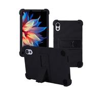 Case for Blackview ZENO 1 8 Inch Tablet,WUNIAK Shock Proof Lightweight Stand Rubber Shell Protective Cover,Kids Friendly Soft Silicone Adjustable Stand Cover,Black