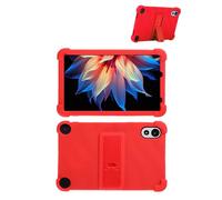 Case for Blackview ZENO 1 Tablet 8 Inch, FJIASTB Soft Silicone Kids Friendly Protective Cover with Adjustable Stand, Drop-Proof (Red)