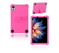 Case for Blackview Zeno 1/TechLife Pad Lite Tablet 8 inch 2025 Newest, yystao Kids Skin-Friendly Soft Silicone Protective Cover, Adjustable Stand (Rose)
