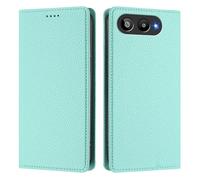 Case for BLU G95, Lychee Pattern PU Leather Wallet Case Flip Cover with RFID Blocking Card Slots Stand Magnetic Clasp Protective Cover for BLU G95, Mint green