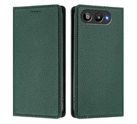 Case for BLU G95, Lychee Pattern PU Leather Wallet Case Flip Cover with RFID Blocking Card Slots Stand Magnetic Clasp Protective Cover for BLU G95, Green
