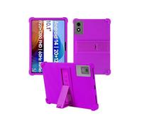 Case for BNCF Bpad 10 Pro 10.1 inch Android 14 Tablet,WUNIAK Shock Proof Lightweight Stand Rubber Shell Protective Cover,Kids Friendly Soft Silicone Adjustable Stand Cover,Purple