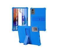 Case for BNCF Bpad 10 Pro 10.1 inch Android 14 Tablet,WUNIAK Shock Proof Lightweight Stand Rubber Shell Protective Cover,Kids Friendly Soft Silicone Adjustable Stand Cover,Blue