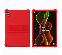 Case for Boost Celero 5G Tab 11 inch Tablet with PC Kickstand, Soft Silicone, Washable, Thickened Corner Shockproof Case, Red