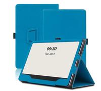 Case for Boox Note Air5 C 10.3 inch, Boox Note Air5 C Tablet Case, Folding Stand Protective Cover with Pencil Holder and Wrist Strap, Full Protection. (Light Blue)