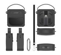 Case for Bose SoundLink Micro 2,NOUKAJU Silicone Protective Case,Drop-Proof,Scratch-Proof,Shock-Proof,Dust-Proof,Protective Cover for Bose SoundLink Micro 2nd Gen(Black)