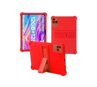 Case for Callsky-Tab Ctab 10 Android 14 Tablet 10.1 inch,Shock Proof Lightweight Stand Rubber Shell Protective Cover,Kids Friendly Soft Silicone Adjustable Stand Cover for Callsky-Tab Ctab 10,RED