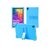 Case for Callsky-Tab Ctab 8 Android Tablet 8 Inch，WUNIAK Shock Proof Lightweight Stand Rubber Shell Protective Cover,Kids Friendly Soft Silicone Adjustable Stand Cover,LIGHTBLUE