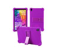 Case for Callsky-Tab Ctab 8 Android Tablet 8 Inch，WUNIAK Shock Proof Lightweight Stand Rubber Shell Protective Cover,Kids Friendly Soft Silicone Adjustable Stand Cover,Purple
