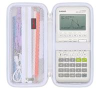 Case for Casio fx-9750GIII/ PRIZM FX-CG50/ fx-CG100/ 300ES Plus Calculator | Casio fx-9750GIII/ PRIZM FX-CG50/ fx-CG100/ 300ES Plus/ 991CW/ 991ES Plus 2/ 115ES Plus/ 300ES/ 300MS Carrying Case, White+