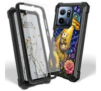 Case for Consumer Cellular Iris Connect 2 w/ Screen Protector, Mouse Flower