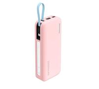 Case for CukTech CP25, Power Bank Silicone Protective Case, Full-Body Dustproof Shell Cover (Pink)