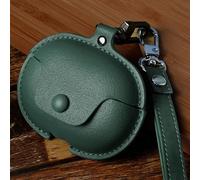 Case for DEVIALET Gemini II True Wireless ANC Earbuds,Premium PU Leather Cover Anti-Scratch Dustproof Protective Headphones Case Earphone Cover with Lanyard