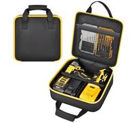 Case for DEWALT 20V MAX XR 1/4 Inch Cordless Impact Driver DCF845B DCF870B DCF809B DCF787 DCF860, Screwdriver Tools Storage for Battery, Charger and Bits (Bag Only)