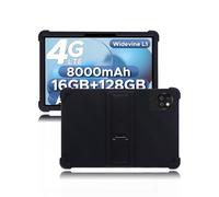 Case for DOOGEE T10W/MUISOO MUIC1002/Whitedeer G13 10 Inch Tablet,Soft Silicone Cover,with Folding Stand,Lightweight Shockproof,Anti-Scratch,All-Around Protection,Black