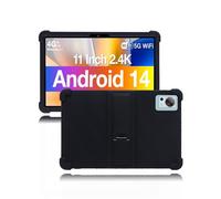 Case for DOOGEE T30S 11 Inch Tablet,Soft Silicone Cover,with Folding Stand,Lightweight Shockproof,Anti-Scratch,All-Around Protection,Black