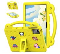 Case for DOOGEE T30S 2024/ DOOGEE T30 Pro 2023 11 inch Kids Friendly, Handle with Stand, Cute DIY Cartoon, EVA Foam Lightweight Shockproof Tablet Cover, Yellow