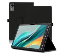 Case for DOOGEE T36 12 inch, DOOGEE T36 Tablet Case, Folding Stand Protective Cover with Pencil Holder and Wrist Strap, Full Protection. (Black)