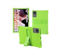 Case for DOOGEE T36 Android 15 Tablet 12 inch 2025 New，Shock Proof Lightweight Stand Rubber Shell Protective Cover,Kids Friendly Soft Silicone Adjustable Stand Cover for Doogee T36,Green