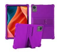 Case for DOOGEE T36 Tablet 12 inch,Soft Silicone Protector Cover,Kids Friendly,Adjustable Stand Tablet Cover,4 Corners Thicken Shockproof,Purple