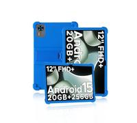 Case for DOOGEE T36 /Teclast T60AI Tablet 12 inch 2025, Kids Skin-Friendly Soft Silicone Tablet Case with Adjustable Stand (Blue)