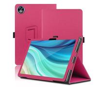 Case for DOOGEE T40 Pro 12 inch, DOOGEE T40 Pro Tablet Case, Folding Stand Protective Cover with Pencil Holder and Wrist Strap, Full Protection. (Red)