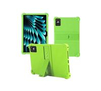 Case for DOOGEE T40PRO Tablet 12 inch，WUNIAK Shock Proof Lightweight Stand Rubber Shell Protective Cover,Kids Friendly Soft Silicone Adjustable Stand Cover,Green