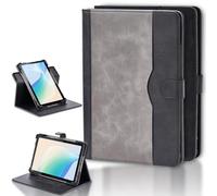 Case for Doogee Tab E3 Pro 13 inch Case 360 Degree Rotation Multi-Viewing Angels PU Leather Stand Folio Cover Black