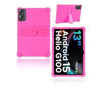 Case for Doogee Tab E3 Pro Tablet 13 Inch 2025 Latest, yystao Kids Soft Silicone Case Compatible with Doogee Tab E3 Pro, Adjustable Stand (Pink)