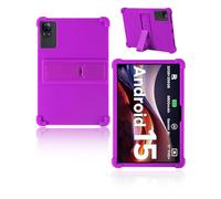 Case for DOOGEE Tab E3 Tablet 11 Inch 2025 Latest, yystao Kids Soft Silicone Tablet Case Compatible with DOOGEE Tab E3, Adjustable Stand (Purple)