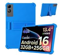 Case for DOOGEE Tab G6 Max 13.4-Inch Tablet - Shockproof Silicone Protective Cover with Kickstand, Drop-Resistant Business Style (Blue)