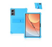 Case for DOOGEE Tab G6+ Tablet 11 Inch 2025 Latest, yystao Kids Soft Silicone Tablet Case Compatible with DOOGEE Tab G6+, Adjustable Stand (Azure Blue)