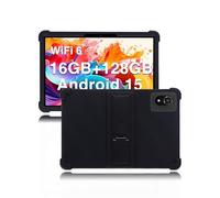 Case for DOOGEE U10 Android 15 Tablet 10.1 inch,Soft Silicone Cover,with Folding Stand,Lightweight Shockproof,Anti-Scratch,All-Around Protection,Black