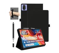 Case for DOOGEE U10/U10 Pro 10.1 inch Tablet - Shockproof with Pen Slot,daunke Waterproof,Anti-Scratch,with Hand Strap,Multi-Angle Stand,Slim Durable,Black