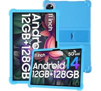 Case for DOOGEE U11 2025 11 inch with Full Coverage,Kids friendly, Shockproof, Anti-scratch, Adjustable Stand, WaterProof Soft Silicone Cover,Lightblue