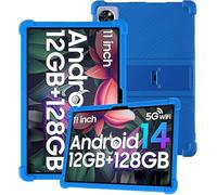Case for DOOGEE U11 2025 11 inch with Full Coverage,Kids friendly, Shockproof, Anti-scratch, Adjustable Stand, WaterProof Soft Silicone Cover,Blue