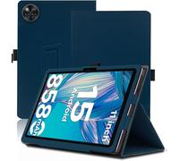 Case for DOOGEE U11/DOOGEE U11 Pro, Full Coverage Ultra Slim PU Leather Cover Case Folding Stand Cover with Hand Strap Magnet,Blue