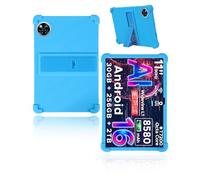 Case for DOOGEE U11 Pro 2025 Newest Android 16 Tablet 11 Inch, yystao Kids Skin-Friendly Soft Silicone Protective Cover compatible with DOOGG U11 PRO/U11, Adjustable Stand (Azure)